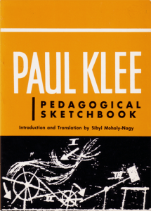 The Pedagogical Sketchbook by Paul Klee