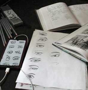 eye drawing