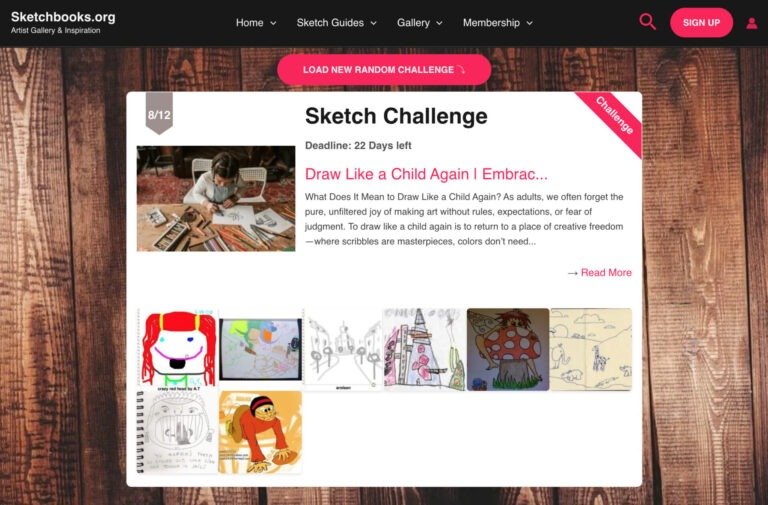 Take a Sketch Challenge | Overcome Artist Block