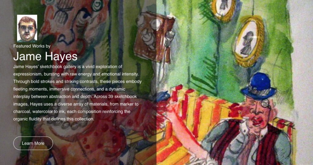 Unfolding Energy | A Visual Review of Jame Hayes’ Expressive Sketches