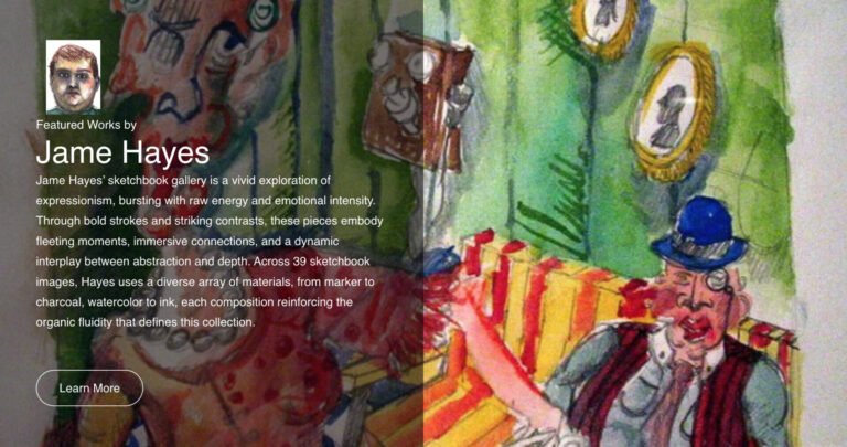 Unfolding Energy | A Visual Review of Jame Hayes’ Expressive Sketches