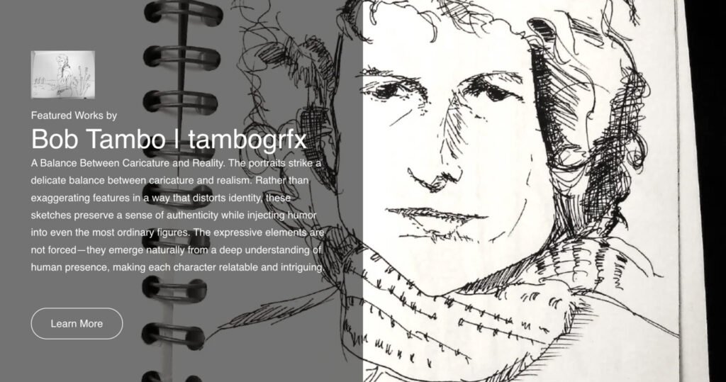 Bob Tambo and the Spiral Bound Sketchbook