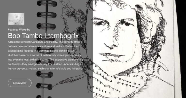 Bob Tambo and the Spiral Bound Sketchbook
