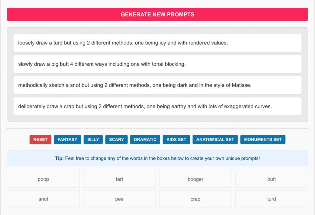 The Sketch Prompt Generator