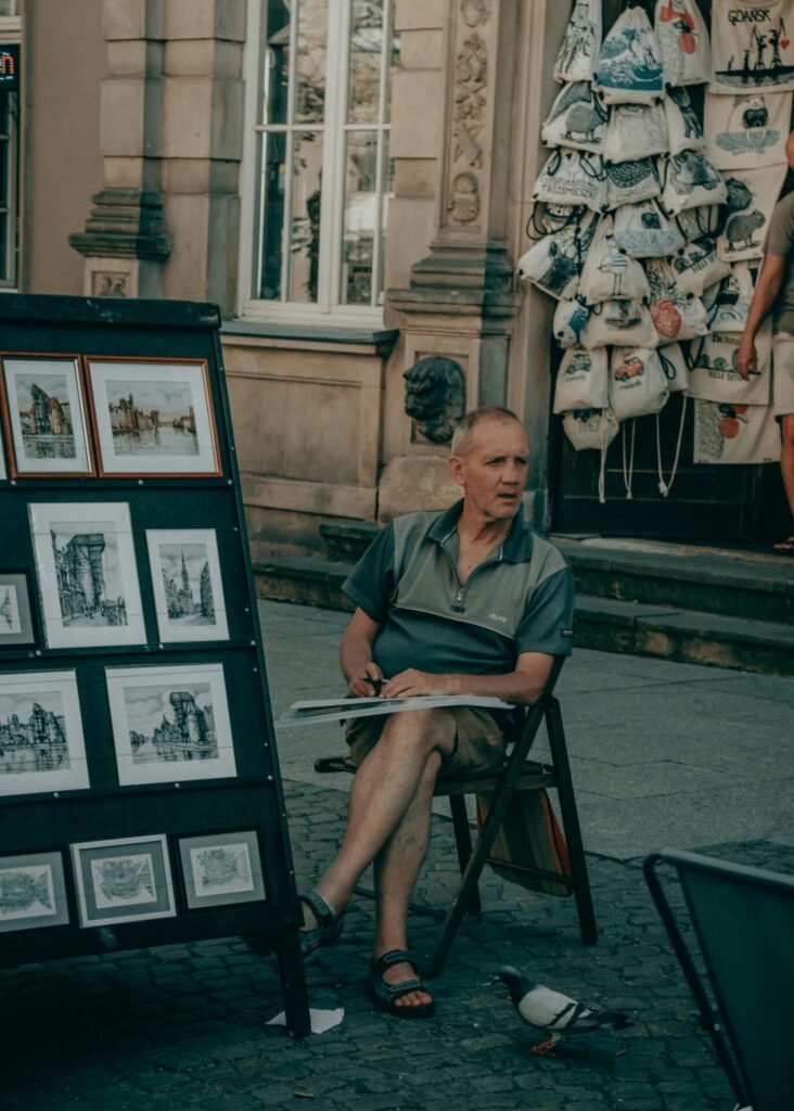 art busking