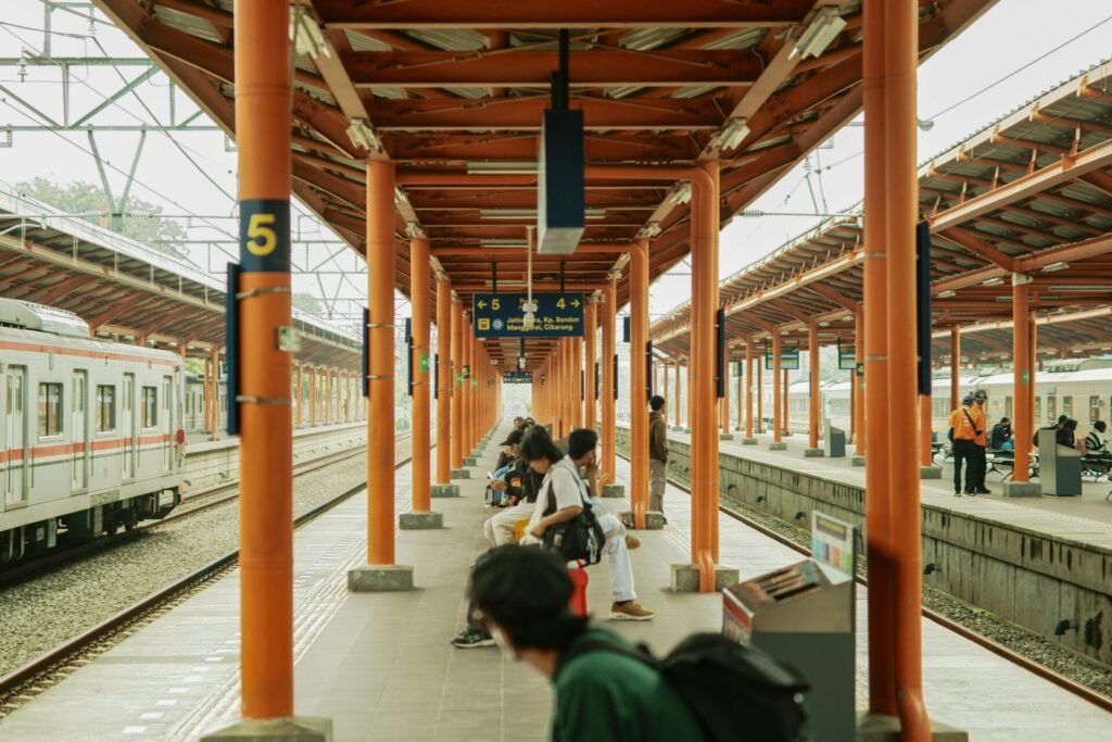 Sketching at the Train Station
