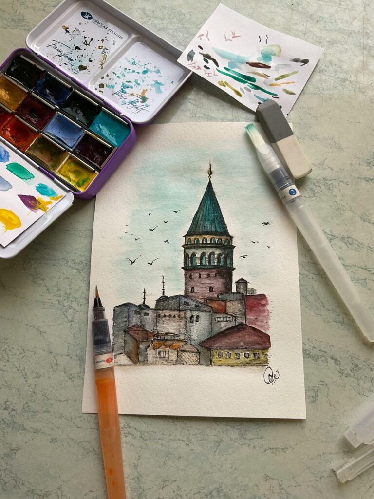 Modern Sketchbook Techniques Using Watercolor and Pen