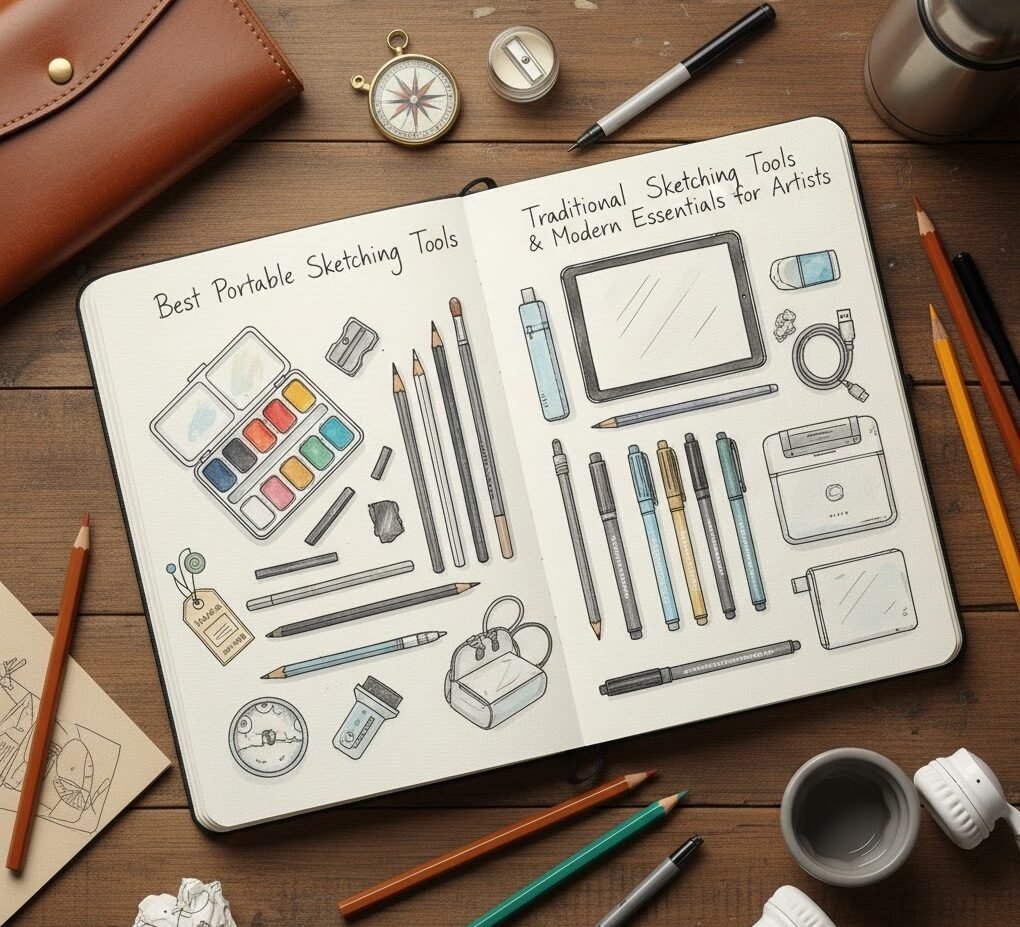 Best Portable Sketching Tools | Traditional & Modern Essentials for Artists