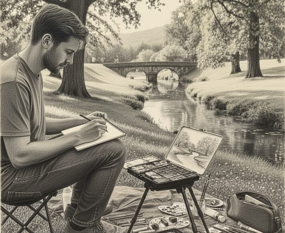 Why Plein Air Sketching Improves Your Art | Benefits, Tools, and Techniques