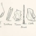 Fingers, Tortillons and Other Tools to Shade Your Sketches