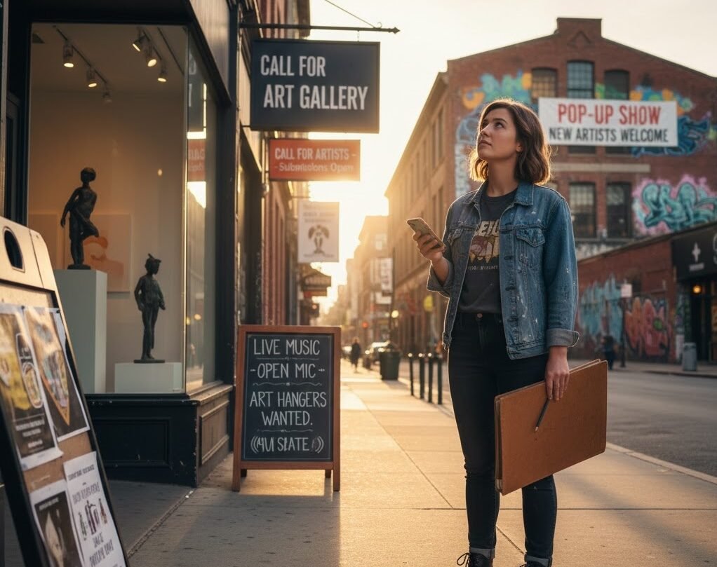 Scoping Out the Local Art Scene | Find Places to Show Your Work