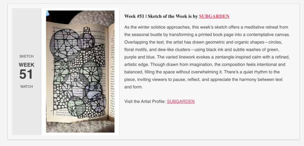 Weekly Sketch Feature | Discover the Finest Art from Sketchbooks.org Galleries Weekly Sketch Feature | Discover the Finest Art from Sketchbooks.org Galleries