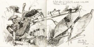 Medition H · Pen and Ink and an Expansive Eye