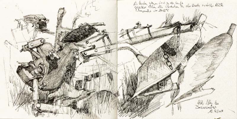 Medition H · Pen and Ink and an Expansive Eye