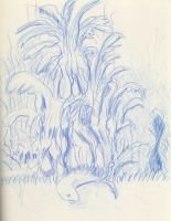 a-fish-crawling-from-the-bushes
