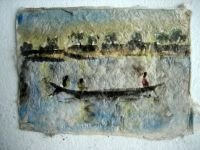 pinaza-sobre-el-niger-acuarela-sobre-papel-de-arroz-15-x-20-cm